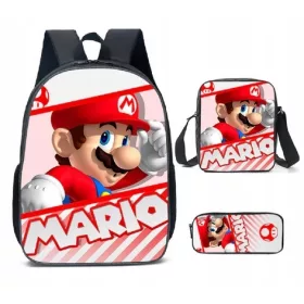    Super Mario Bros ISKOLAI SZETT HÁTIZSÁK A4-ES TÁSKA TOLLALTOK