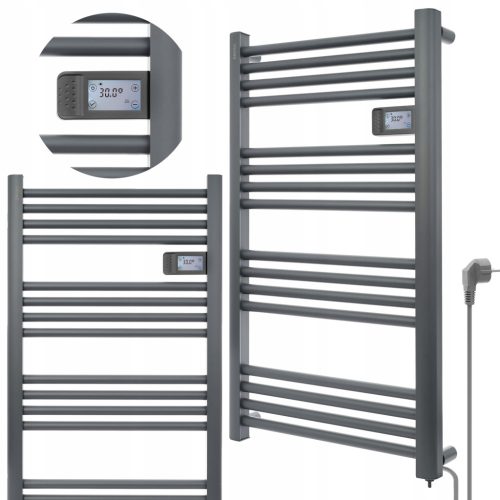  EBERG elektromos fürdőszobai radiátor 500 W 540 x 960 mm antracit
