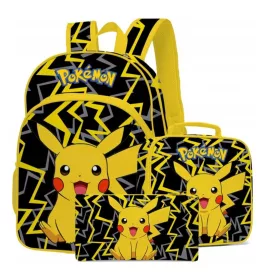 Iskolatáska - hátizsák Pokemon Pikachu 3 az 1-ben