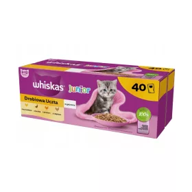    WISKAS JUNIOR BAROMFI ÍZEKEVERÉKES WISKAS LAKÁMA ZSELYÉBEN KICSIKÁKNAK 40x85g