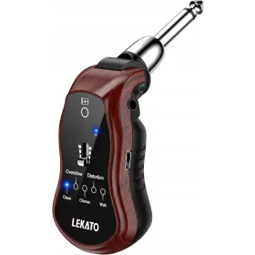    LEKATO fejhallgató erősítő, mini gitár erősítő zsebben tölthető