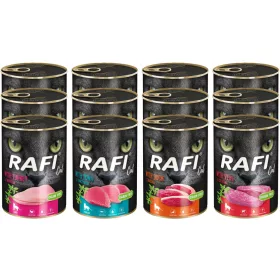  RAFI CAT FELNŐTT NEDVES MACSKA ÉTEL ÍZEKEVERÉK 12x400G
