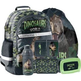    ISKOLAI HÁTIZSÁK FIÚNAK DINOSZAURÁZÁSSAL DINO ROAR + 5 egyéb termék