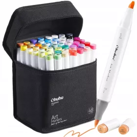  Ohuhu Y30-80400-24 marker 48 db, kétvégű ecset és tok