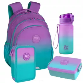    CoolPack többrekeszes iskolai hátizsák Lila árnyalatai, Zöld árnyalatai 21 éves