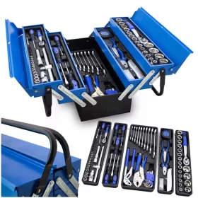    Bituxx Szerszámosláda 85 db. Handles szervező bőrönddel