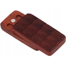    Kézzel készített Fidget Slider, gyönyörű, jó tapintású, vörös fa