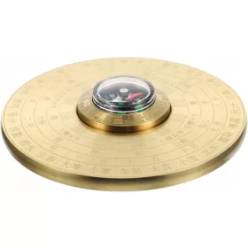    Taoista dekoratív iránytű iránytűvel, ékszerek, kis kínai