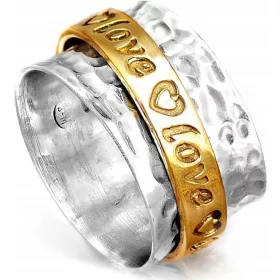    Trend Finger Ring Anti Stress Fidget Spinner Anxiety Rings Vintage