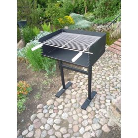  Faszén grill Ipari grill 42 x 59 cm