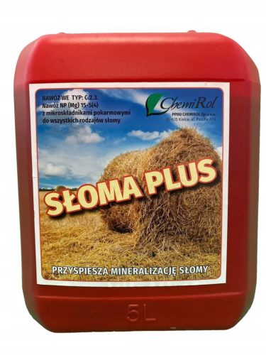  A Straw Plus 5l felgyorsítja a szalma bomlását, NP műtrágya