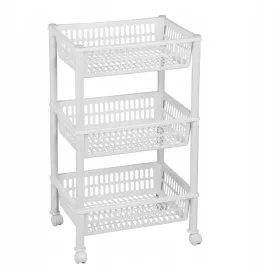    Plast-Team Jumbo Eco fürdőszobai polc 68,5x39,4x29 cm fehér