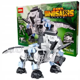    3 az 1-ben építőkockák Dinosaur World Jurassic Triceratops 1145EL