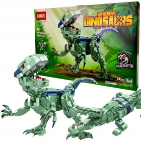    Klocki konstrukcyjne 3W1 Dinosaur World Jurassic Velociraptor 1141EL DUŻY
