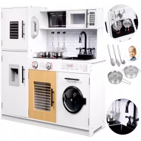  NAGY FA KONYHA Gyermek tűzhely + KIEGÉSZÍTŐK