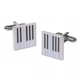    Piano Keys Mandzsettagombok Ajándék Onyx Art Lonon zenésznek