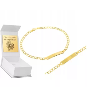  585 ARANY KARKÖTŐ VÉSES LÁBRA, AJÁNDÉK 20 CM