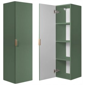    Modern fürdőszobai oszlop zöld függő hornyolt matt zöld NOMI