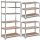  Humberg fém raktári polc 222 x 110 x 50 cm max 150 kg polconként