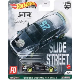    Hot Wheels Premium Car Culture Slide Street '20 Ford Mustang RTR SPEC 5 autó