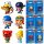 BRAWL STARS 6 db figurából álló készlet BIBI + NITA + PIPER + BO + PENNY + JESSIE