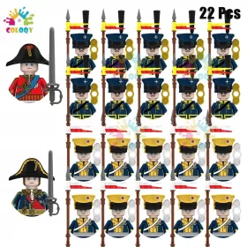    Gyerekjátékok Napoleonic Wars gyalogsági vonal blokkok French Lancers