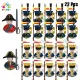  Gyerekjátékok Napoleonic Wars gyalogsági vonal blokkok French Lancers