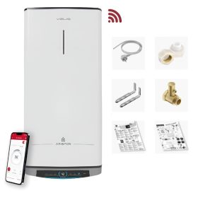    Ariston Velis Dune Wifi 100 vízmelegítő lapos villanybojler