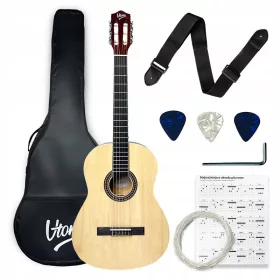    4/4-es klasszikus gitár tanuláshoz kezdőknek 2 színű kiegészítő készlet