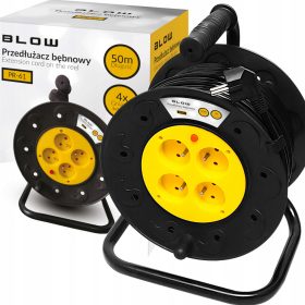    DOB HOSSZABBÍTÓ KÁBEL TEGERŐN 3x2,5mm 50m 4 ALJZAT HOSSZÚ ERŐS