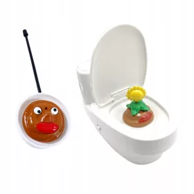    Vízpermetű WC mini WC-játék, Kreatív fürdőjáték, Spicc WC-játék