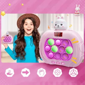    POP IT POPIT ELEKTROMOS ANTISTRESS ÁRKÁDJÁTÉK LCD KIJELZŐVEL