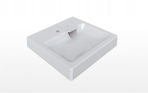  Mosdó mosógépbe szereléshez 60x50x12,5cm fehér CLARA-MINI