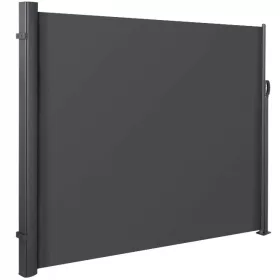    Oldalsó napellenző 200x300 paraván, terasz burkolat, szürke napellenző