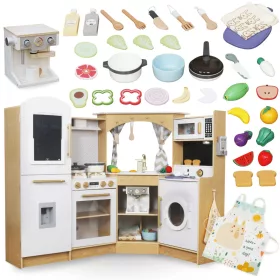    NAGY FA INTERAKTÍV KONYHA XXXXL LED VILÁGÍTÁSSAL - 50 ELEMES