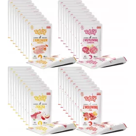  TUF TUF nedves kutyaeledel 40x100g ÍZEKVEGYÉK
