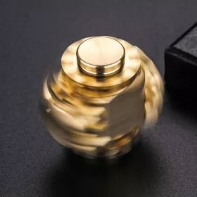    Fém Fidget Spinner, Tiszta sárgaréz Fidget Cube Gears összekötő