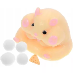    Hörcsög sajtegérrel, rugalmas játékokkal Mini aranyos játékok