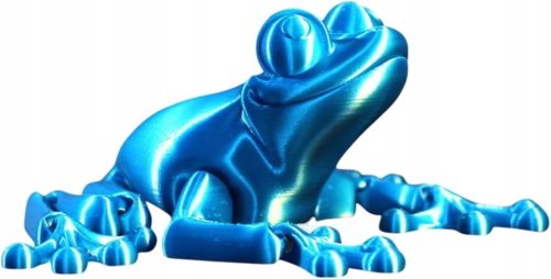  3D nyomtatott állatok, béka, játék mozgatható ízületekkel,