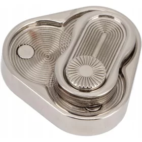    Fidget Slider, mágneses háromszög forgású EDC felnőtt fém izgul játék,