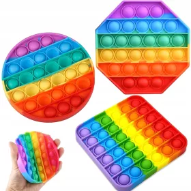    Push Pop buborékérzékelők Fidget Toy Szilikon érzékelőjáték 3