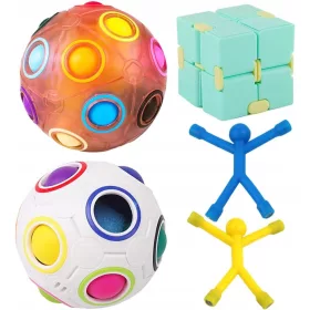    Érzékszervi játékok gyerekeknek: Fidget játékok labdákkal
