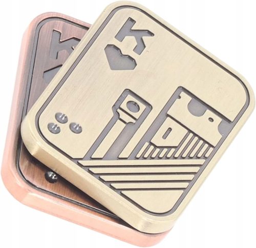  Fidget Slider Toy, Metal Poker Fidget Slider EDC Felnőtt Fidget játékok,