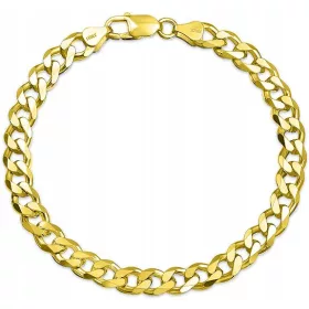  FÉRFI ARANY KARKÖTŐ, GYÉMÁNT EZÜST, ARANYOZOTT, 19cm