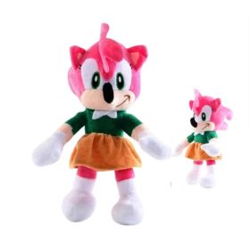   Sonic the Hedgehog Pink AMY ROSE MASCOT ÖLTÖZŐ plüssjáték hős 45cm