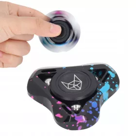    SPINNER FIDGET KÉZI SPINER STRESSZMENTES JÁTÉK ALUMÍNIUM ÖTVÖZETSÉG