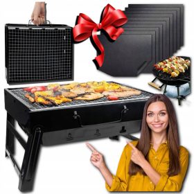  HORDOZHATÓ ÖSSZEHAJTHATÓ SZÉN GRILL TOURIST BBQ