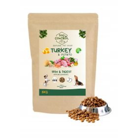    Pulyka burgonyával - étel borsó nélkül + egészséges rost 1,5 kg!!!