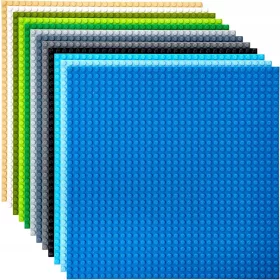    BLOKK LEMEZEK ÉPÍTÉSI LEMEZEK 12 db-os készlet. 25,5x25,5 cm kompatibilis