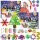  ADVENTI NAPTÁR ANTISTRESS JÁTÉK KÉSZLET FIDGET TOYS BUBBLE